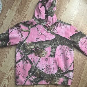 Pink Camouflage Hoodie